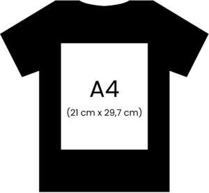 Ukuran Sablon Kaos A4