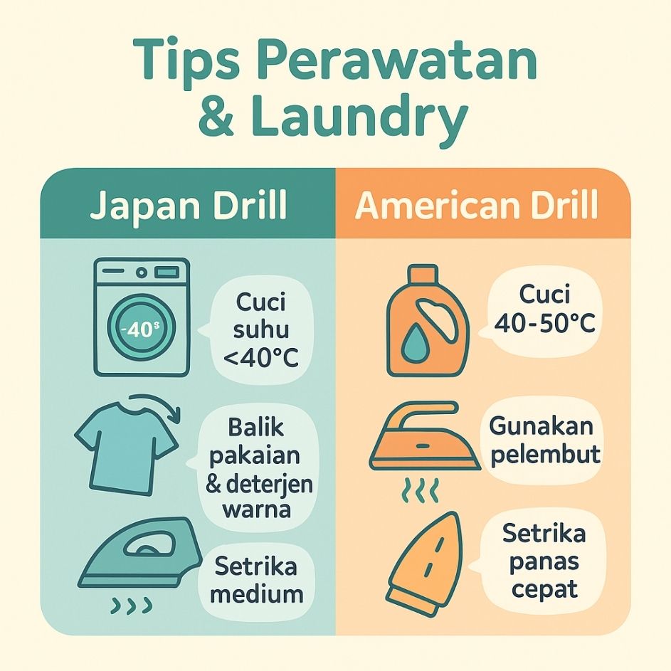 tips perawatan American Drill vs Japan Drill - mimikri supply