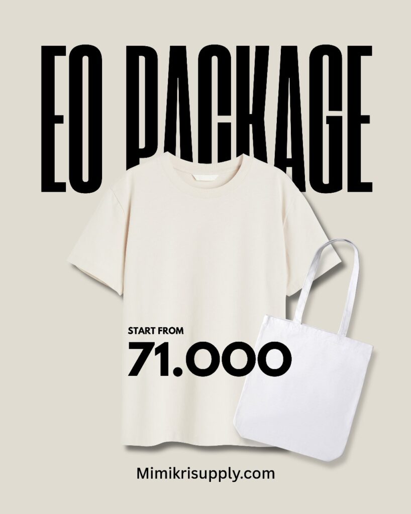 Konveksi Kaos - Event Organiser Package - kaos + totebag